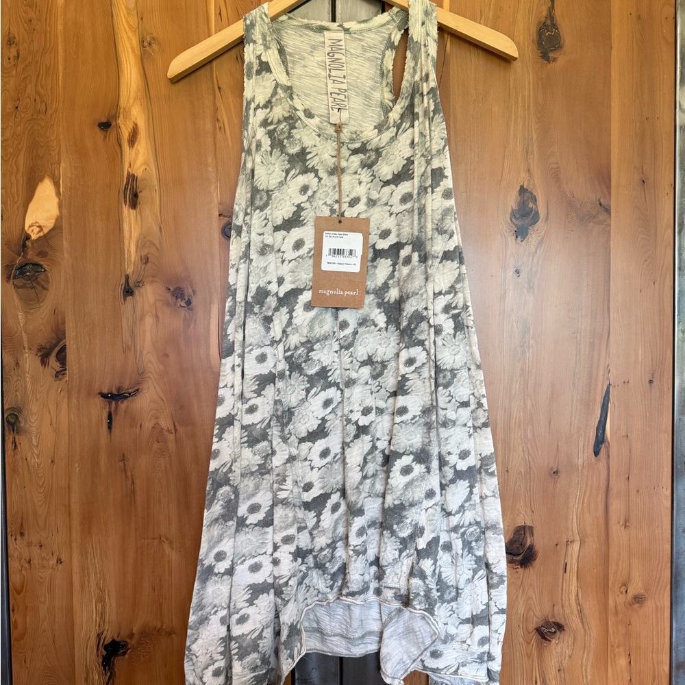 NWT Magnolia Pearl Paz tank 243 Happy Flowers - Picture 6 of 9